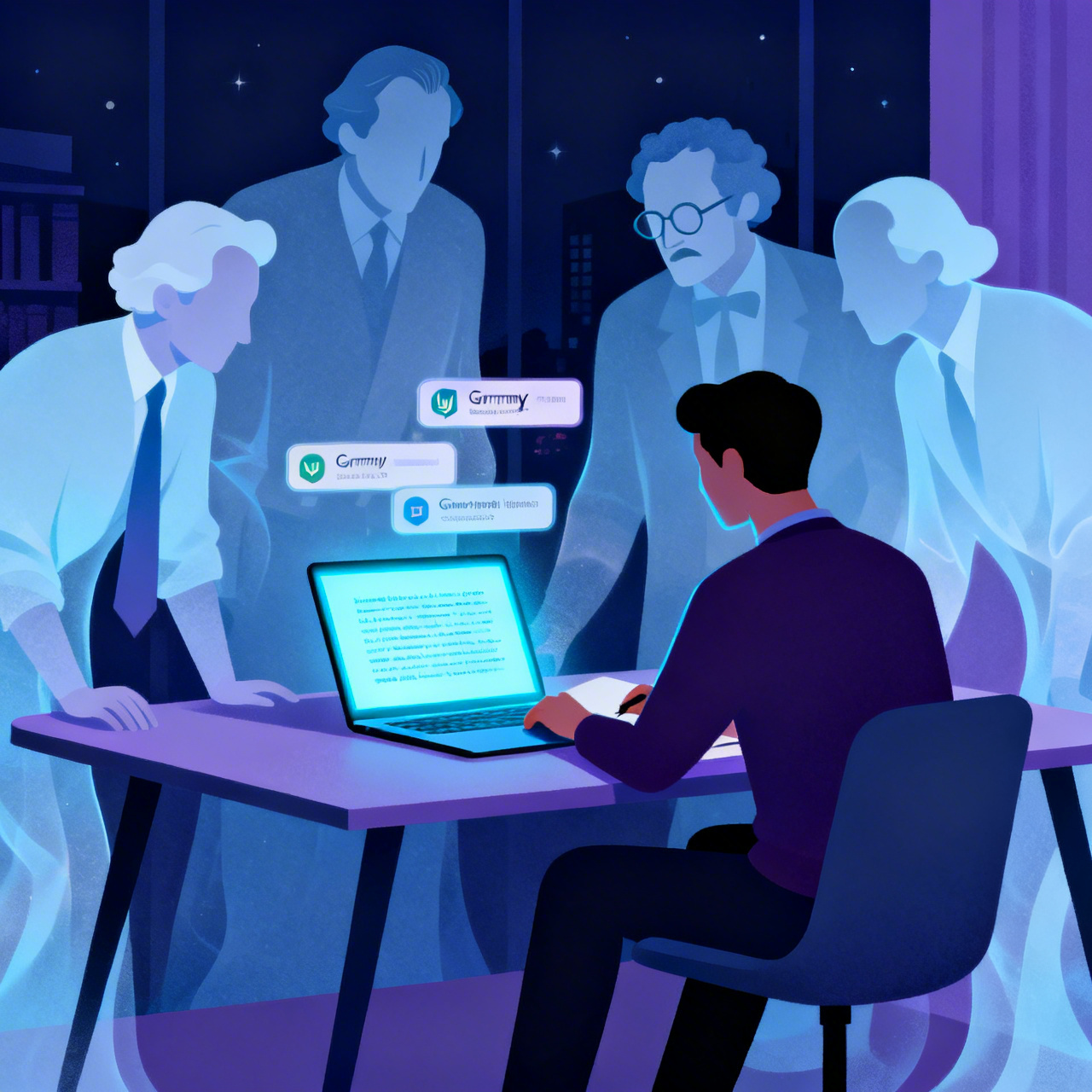 Grammarly låter “författare” tycka till om din text